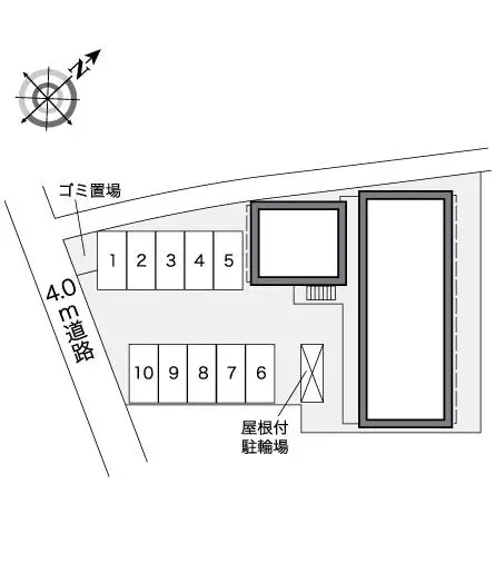 ★手数料０円★久留米市梅満町 月極駐車場